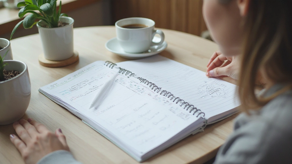 Grafiek toont stijgende lijn van progressie over tijd, met kleine stappen naar boven, minimalistisch design op licht oppervlak
